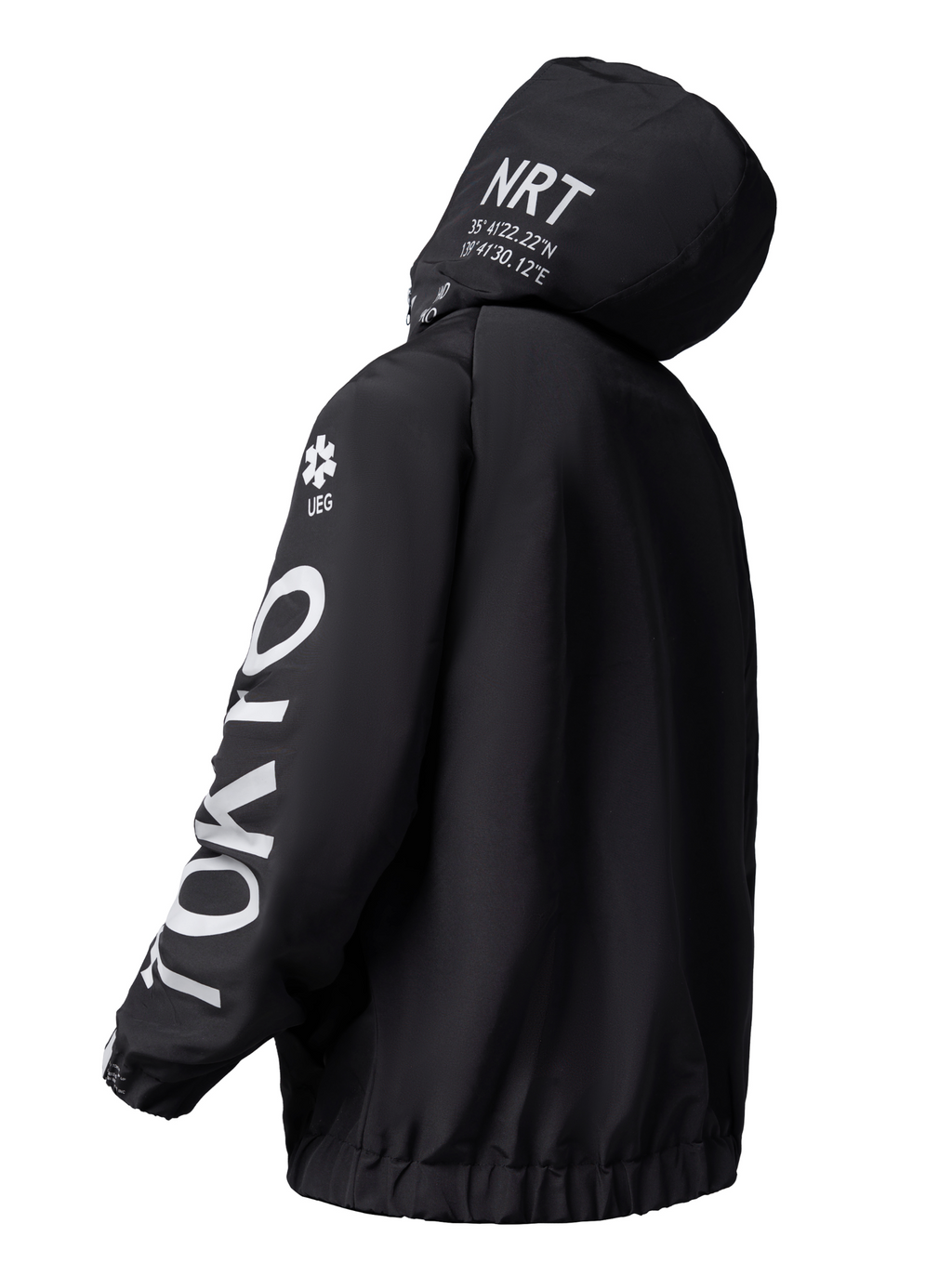 IB433 Black Winter Tokyo Parka Jacket